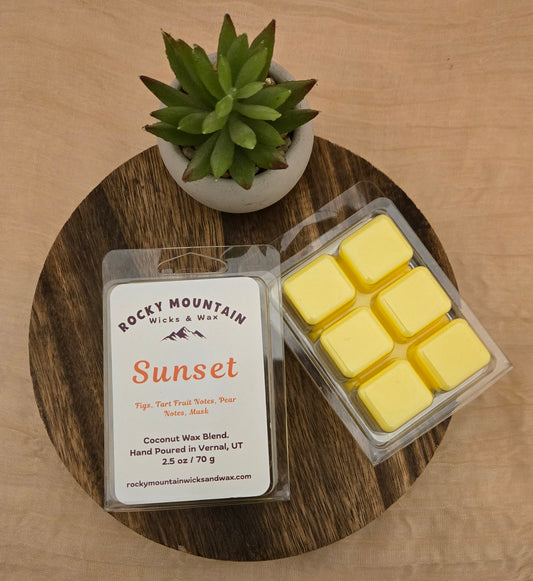 Sunset | Scented Wax Melt | Hand-Poured by Rocky Mountain Wicks & Wax