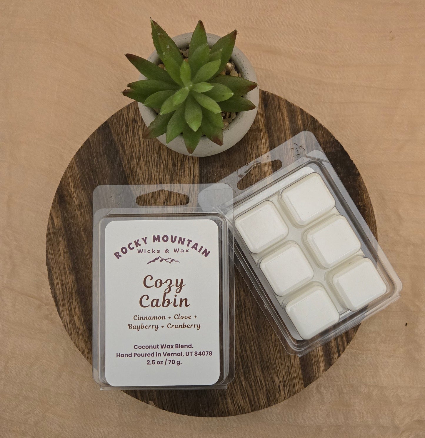 Cozy Cabin | Scented Wax Melt | Hand-Poured