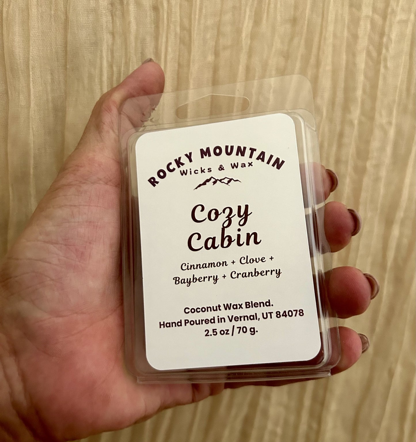 Cozy Cabin | Scented Wax Melt | Hand-Poured